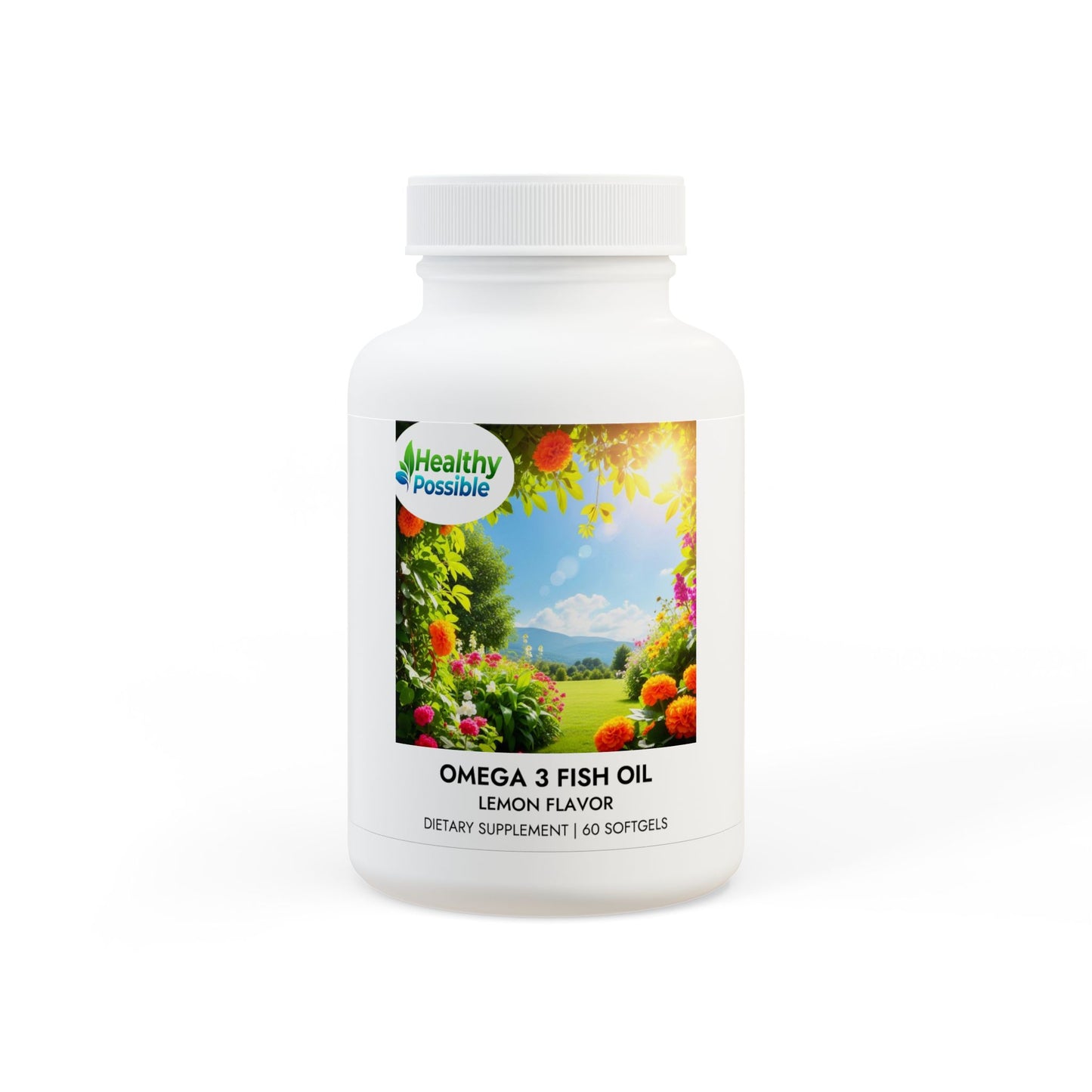 “HEALTHY POSSIBLE” Omega 3 Fish Oil Supplement (60 Softgels)