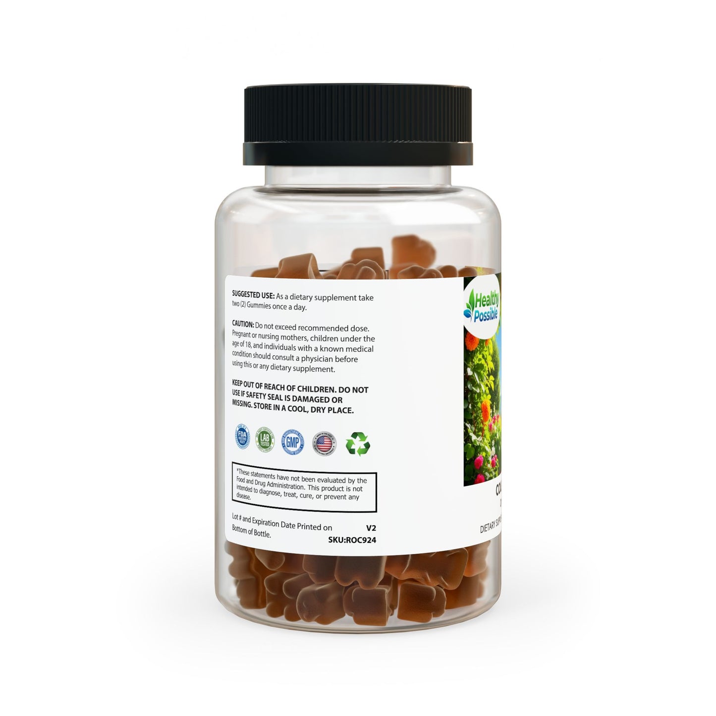 “HEALTHY POSSIBLE” Collagen Gummies (60 Gummies)