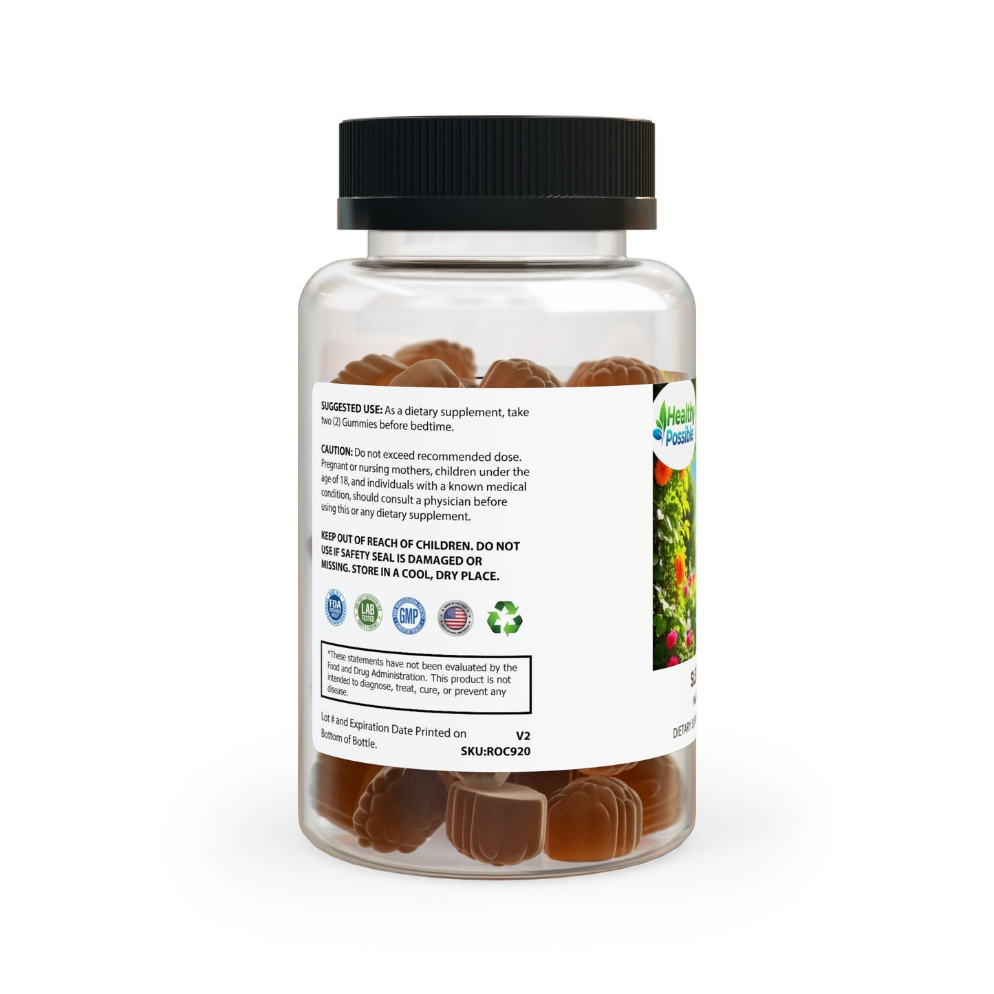 “HEALTHY POSSIBLE” Sleep Well Gummies (60 Gummies)