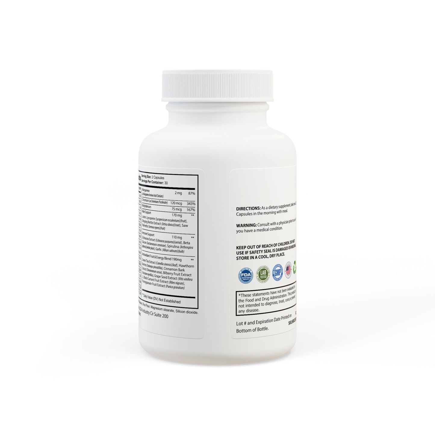 “HEALTHY POSSIBLE” Multivitamin for Men Supplement (60 Capsules)