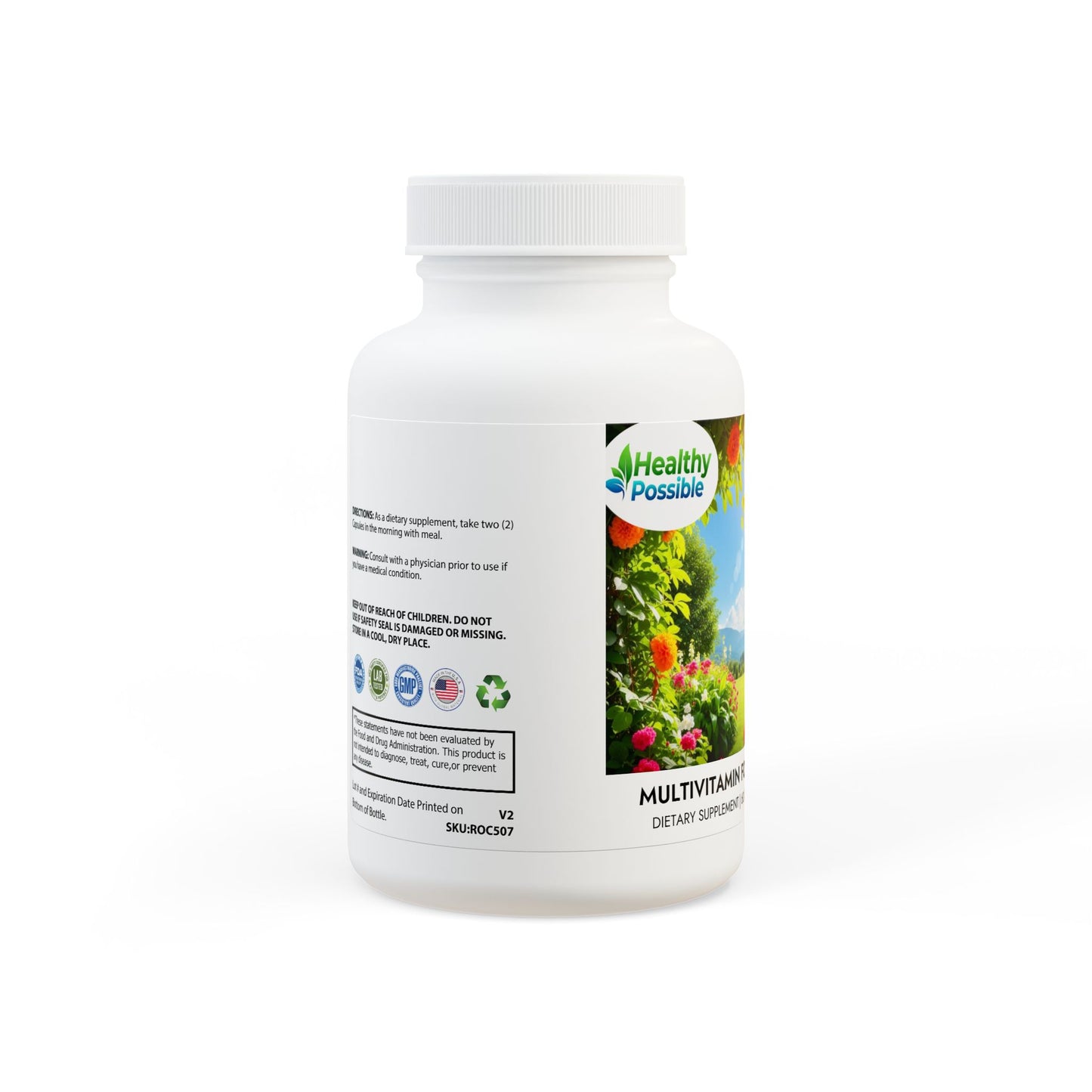 “HEALTHY POSSIBLE” Multivitamin for Men Supplement (60 Capsules)