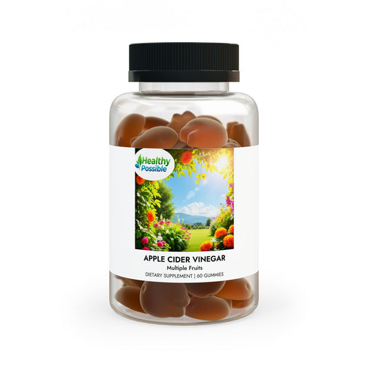 “HEALTHY POSSIBLE” Apple Cider Vinegar Gummies (60 Gummies)