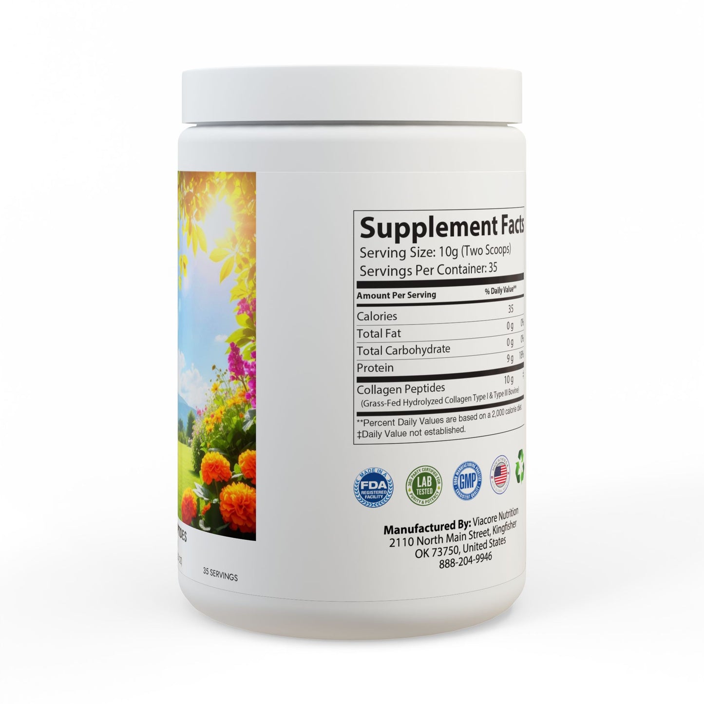 “HEALTHY POSSIBLE” Collagen Peptides Type I & III Supplement (350g, 12.3oz)