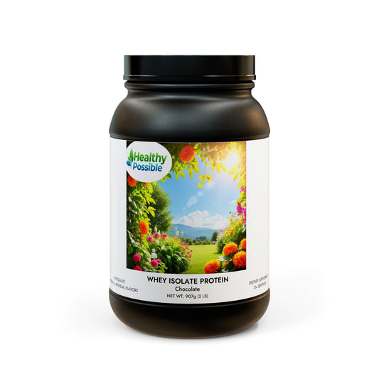 “HEALTHY POSSIBLE” Whey Isolate Protein Supplement (907g, 2lb)