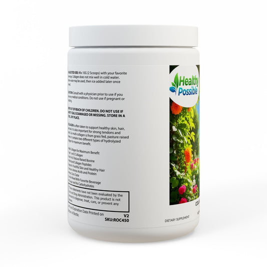 “HEALTHY POSSIBLE” Collagen Peptides Type I & III Supplement (350g, 12.3oz)